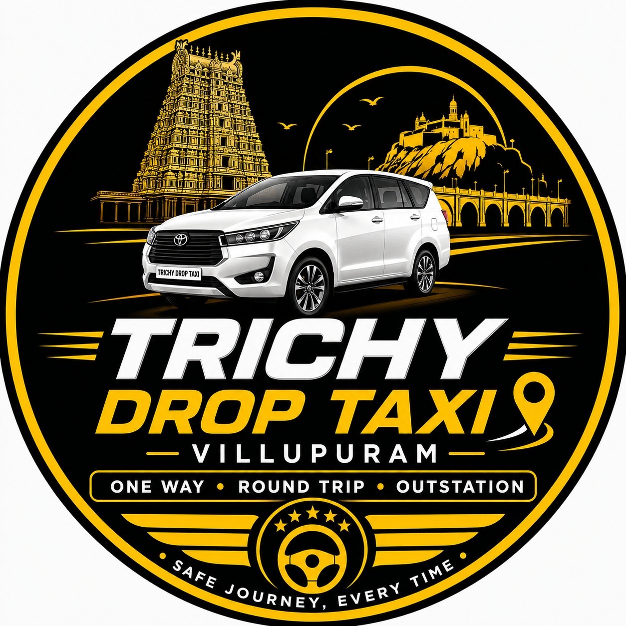 Trichy Drop Taxi Logo